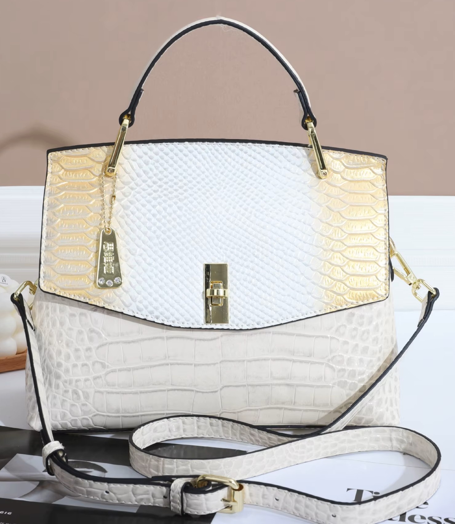 Image of BOCHART Gold Hand Bag - product of power flow