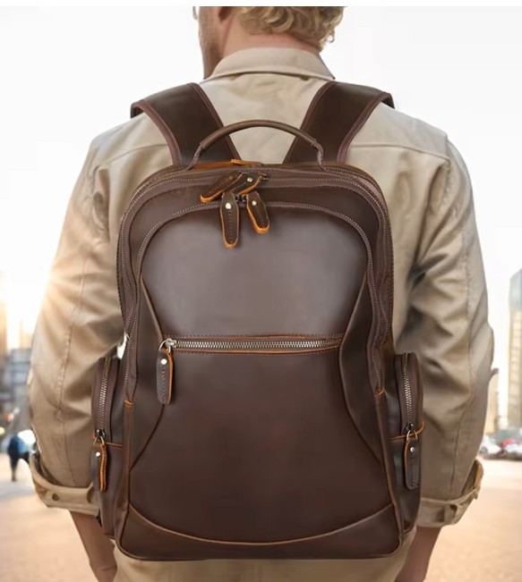 Image of BOCHART MEN VINTAGE BACKPACK - product of power flow